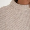 Sweater tejido tramado, punto acanalado (006)