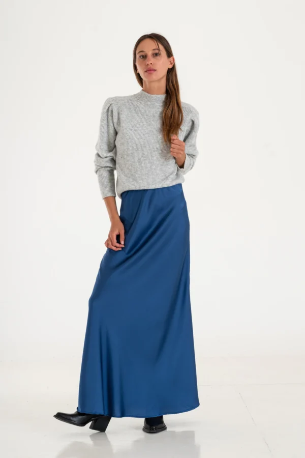 Sweater princesa, tejido Morley, corte recto (004)